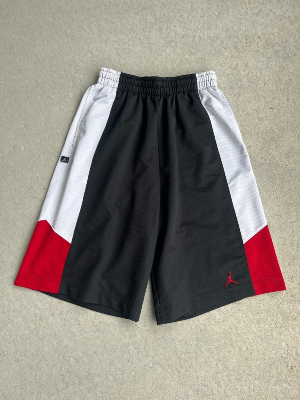 Jordan Men’s Black White Red Performance Basketball Shorts